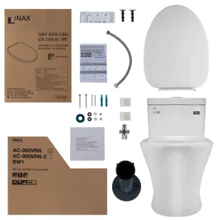 Ảnh 5 của Bồn cầu 1 khối AC-900VRN-2