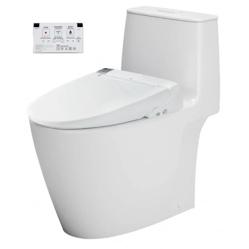 Bồn cầu 1 khối kết hợp nắp rửa điện tử AC-902+CW-KA22AVN