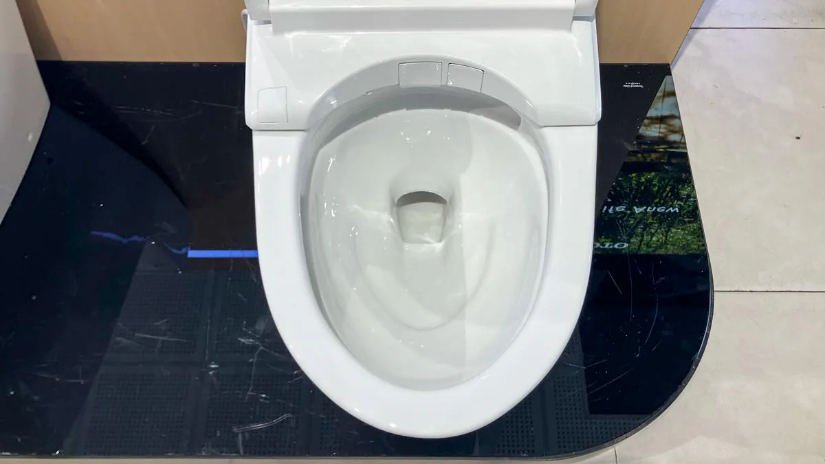 Bàn cầu 1 khối MS887CRW23 kèm nắp rửa điện tử WASHLET dòng S7 – TCF47360GAA