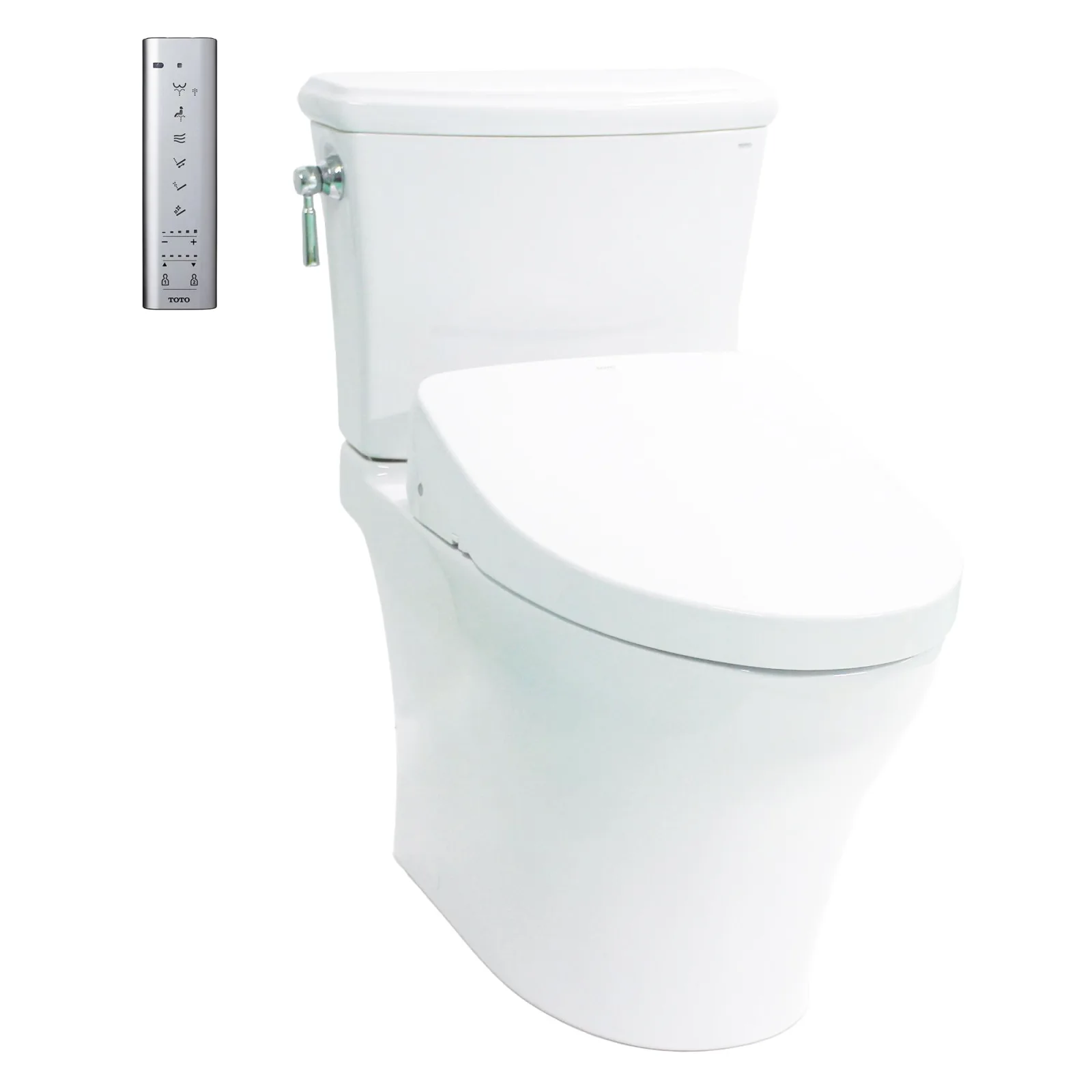 Bàn cầu hai khối CS986CGW12 kèm nắp rửa điện tử WASHLET dòng S7