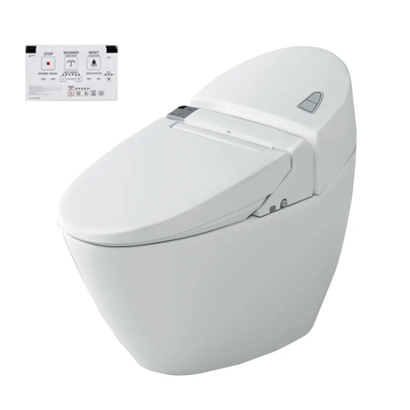 Bồn cầu 1 khối kết hợp nắp rửa điện tử AC-2700+CW-KA22AVN