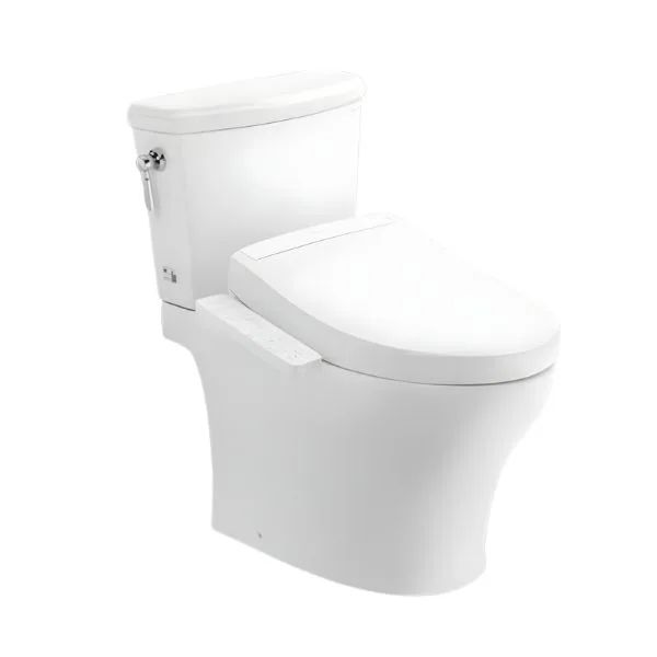 Bàn cầu hai khối CS986CGW24 kèm nắp rửa điện tử WASHLET dòng S2 – TCF33461GAA