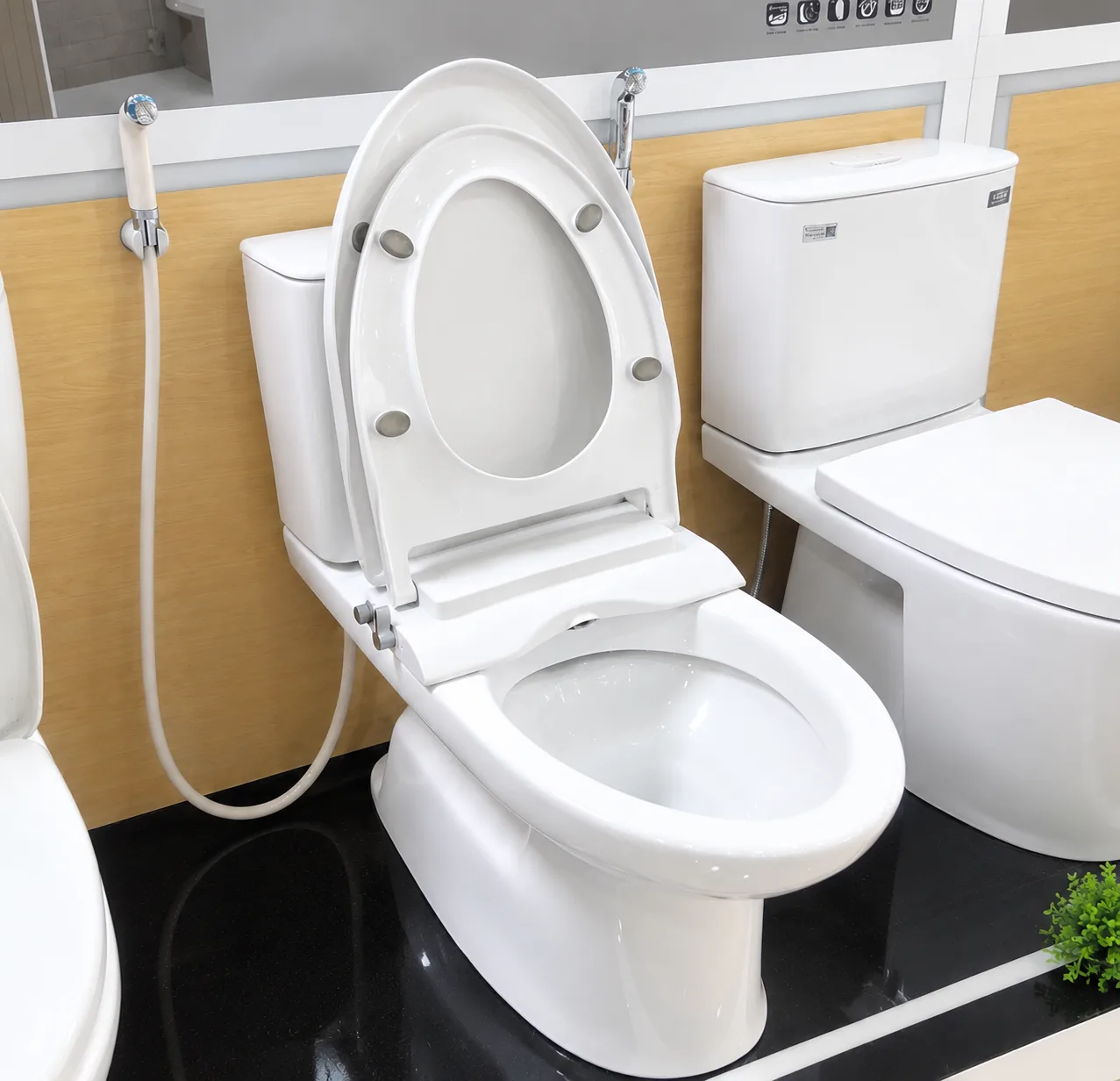 Bồn cầu 2 khối kết hợp nắp rửa cơ C-514A+CW-S15VN