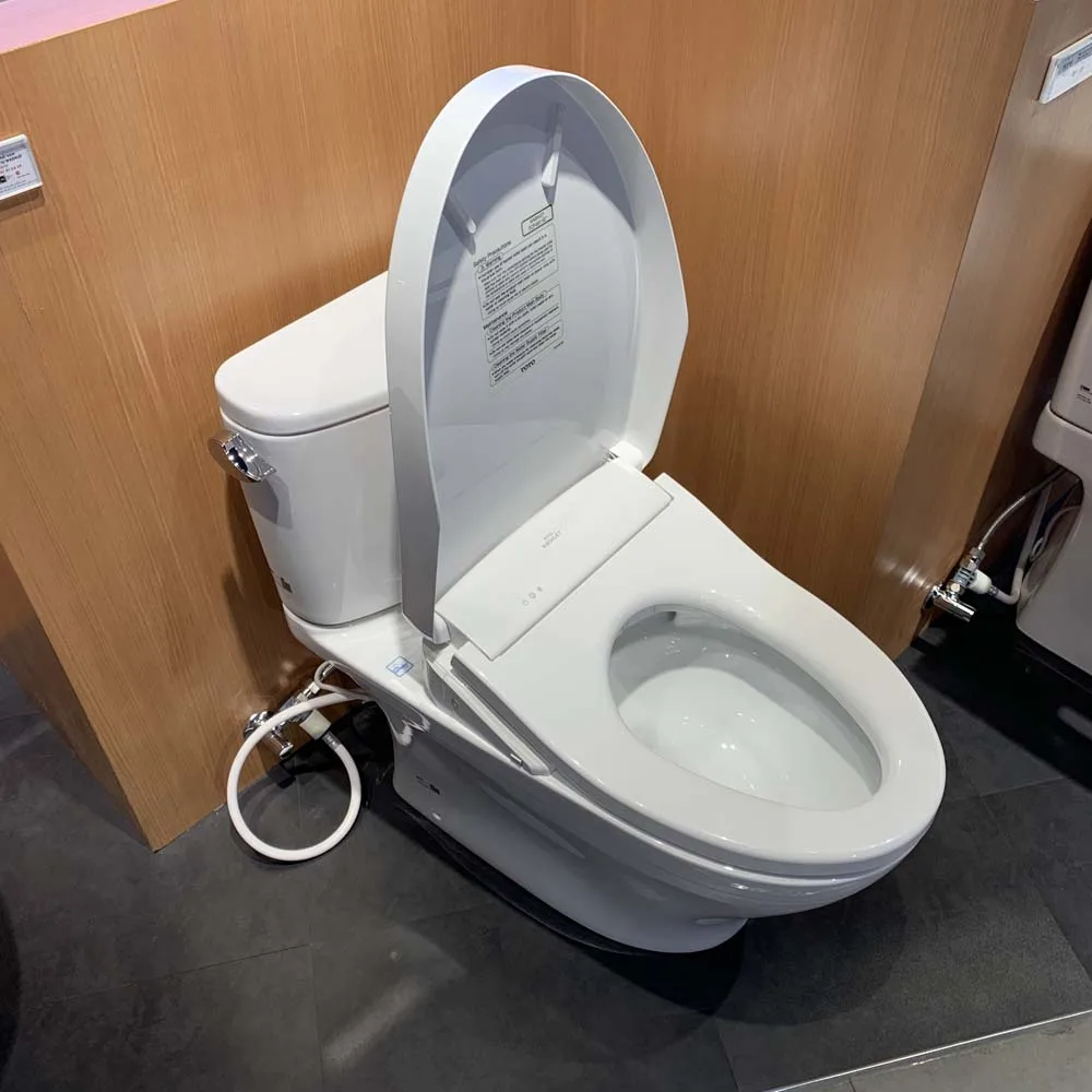 Bàn cầu 2 khối CS767CRW12 kèm nắp rửa điện tử WASHLET dòng S7