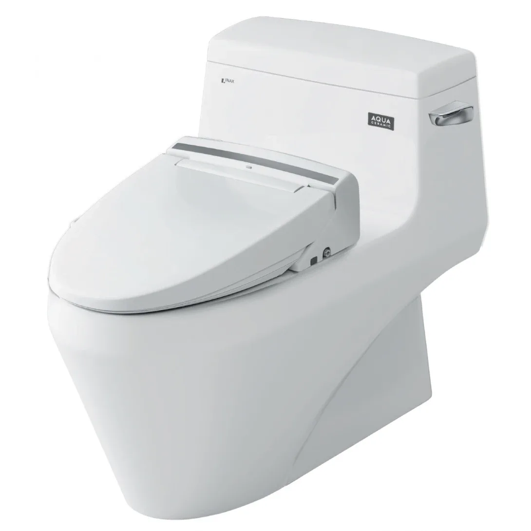 Bồn cầu 1 khối kết hợp nắp rửa điện tử AC-1135+CW-KB22AVN