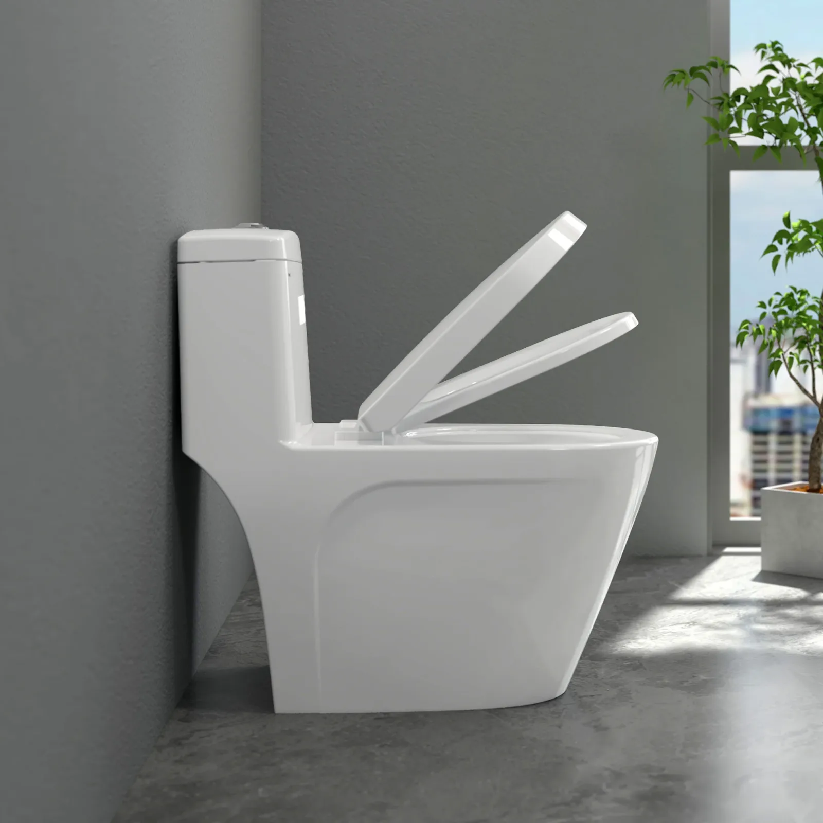 Bàn cầu một khối S308