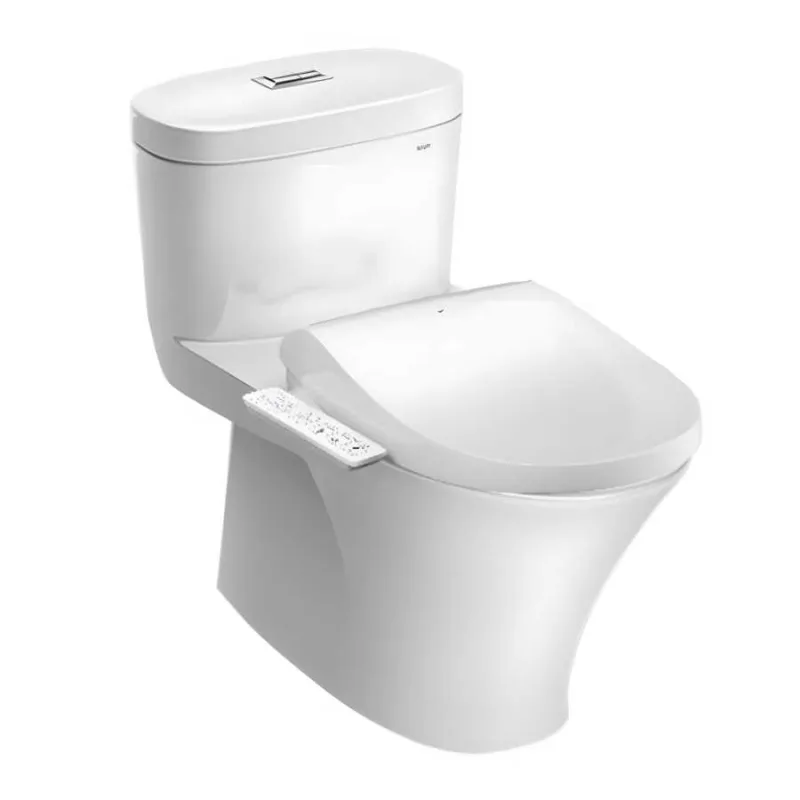 Bồn cầu 2 khối kết hợp nắp rửa điện tử AC-514A+CW-H17VN