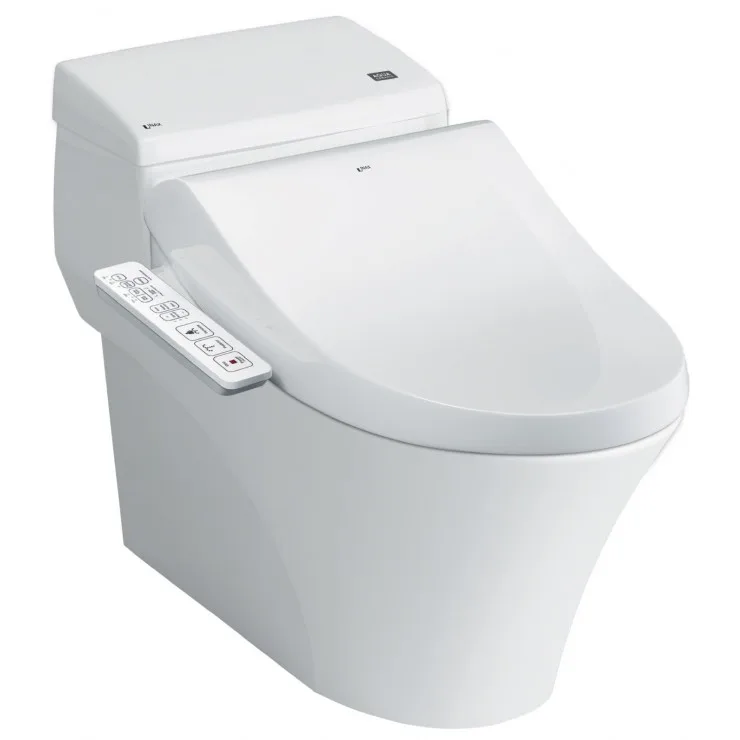 Bồn cầu 1 khối kết hợp nắp rửa điện tử AC-1017R+CW-H18VN