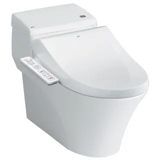 Ảnh 1 của Bồn cầu 1 khối kết hợp nắp rửa điện tử AC-1017R+CW-H18VN
