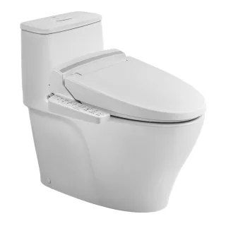 Ảnh 1 của Bồn cầu 1 khối kết hợp nắp rửa điện tử AC-989+CW-KB22AVN