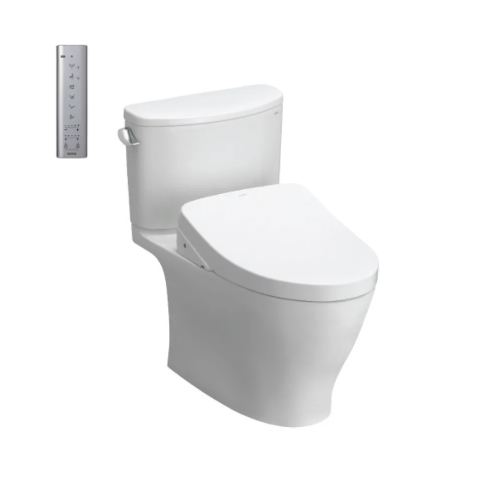 Bàn cầu 2 khối CS767CRW12 kèm nắp rửa điện tử WASHLET dòng S7