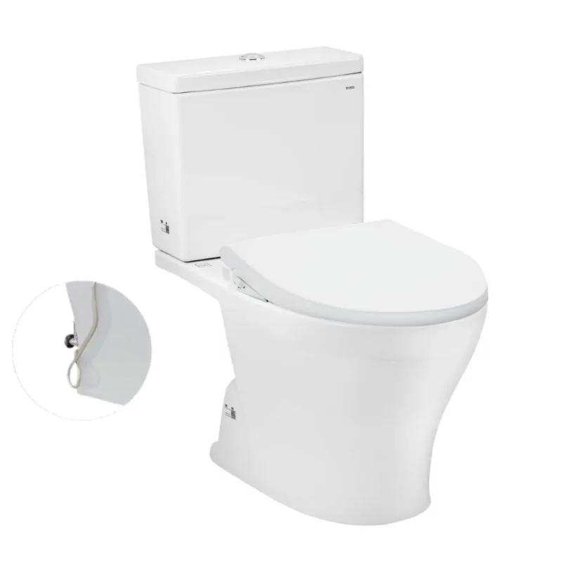 Bàn cầu hai khối CS302DE4 kèm nắp rửa ECOWASHER TCW1211A