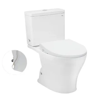 Ảnh 1 của Bàn cầu hai khối CS302DE4 kèm nắp rửa ECOWASHER TCW1211A