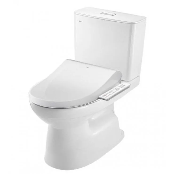 Bồn cầu 2 khối kết hợp nắp rửa điện tử C-514A+CW-H18VN