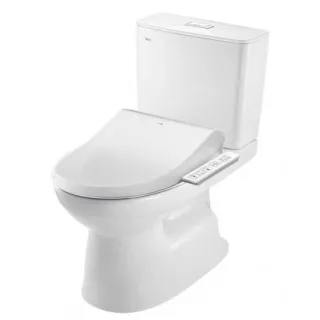 Ảnh 1 của Bồn cầu 2 khối kết hợp nắp rửa điện tử C-514A+CW-H18VN