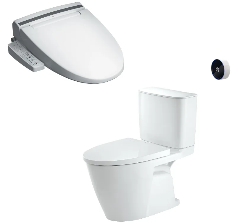 Bồn cầu cảm ứng kết hợp nắp rửa điện tử ACT-602+CW-KB22AVN