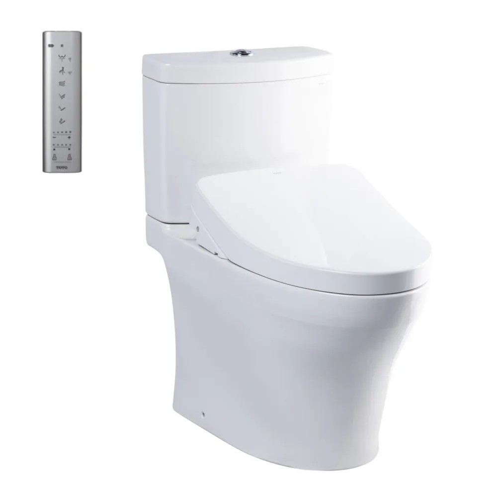 Bàn cầu 2 khối CS769CDRW12 kèm nắp rửa điện tử WASHLET dòng S7