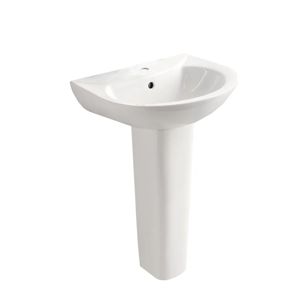 Chậu rửa treo tường chân dài 12103-1/11P-I011