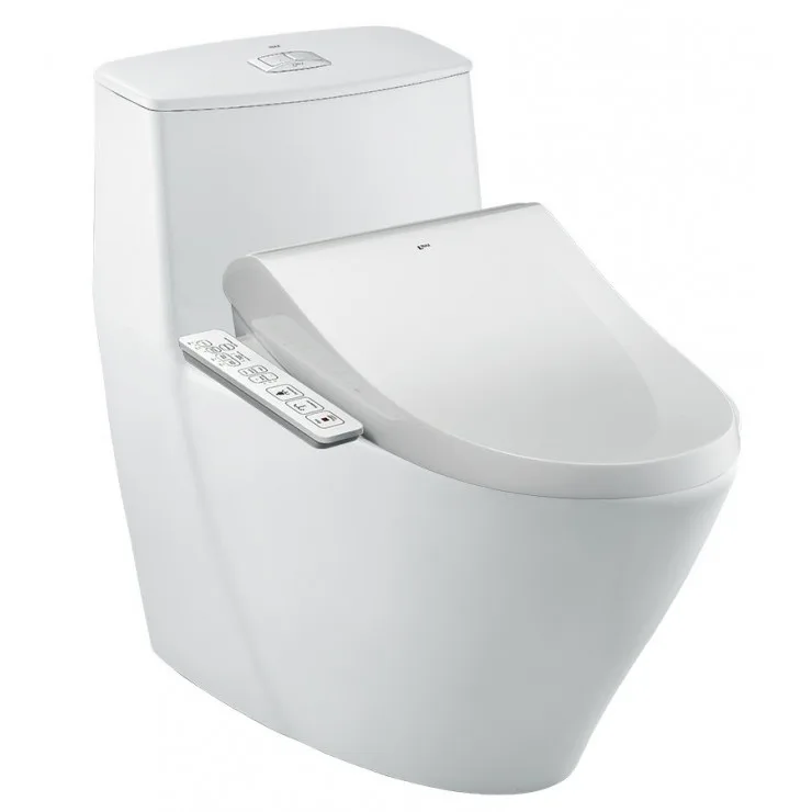 Bồn cầu 1 khối kết hợp nắp rửa điện tử AC-919R+CW-H18VN