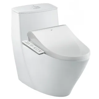 Ảnh 1 của Bồn cầu 1 khối kết hợp nắp rửa điện tử AC-919R+CW-H18VN